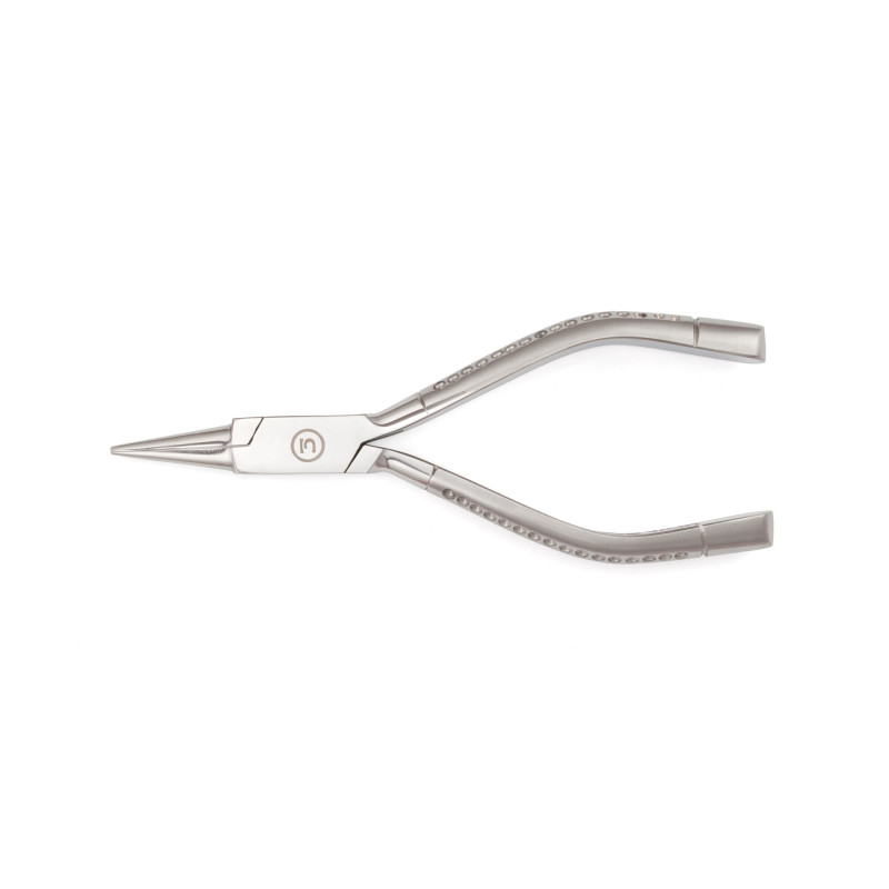 Flat snipe nose plier, extra long