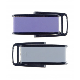 Compact Flip Keychain Screwdriver: Purple