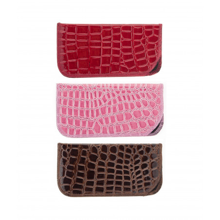 Faux Crocodile Skin Textured Sleeve Cases