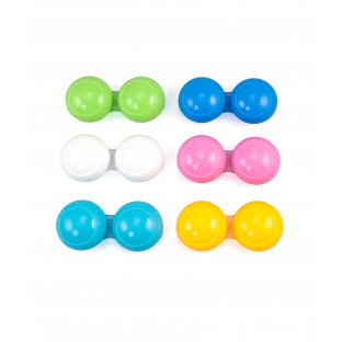 Eye-Shaped Twist Top Contact Lens Case