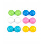 Eye-Shaped Twist Top Contact Lens Case