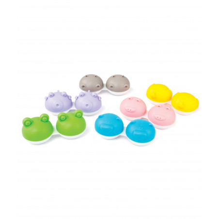 Cute Animal Twist Top Contact Lens Cases