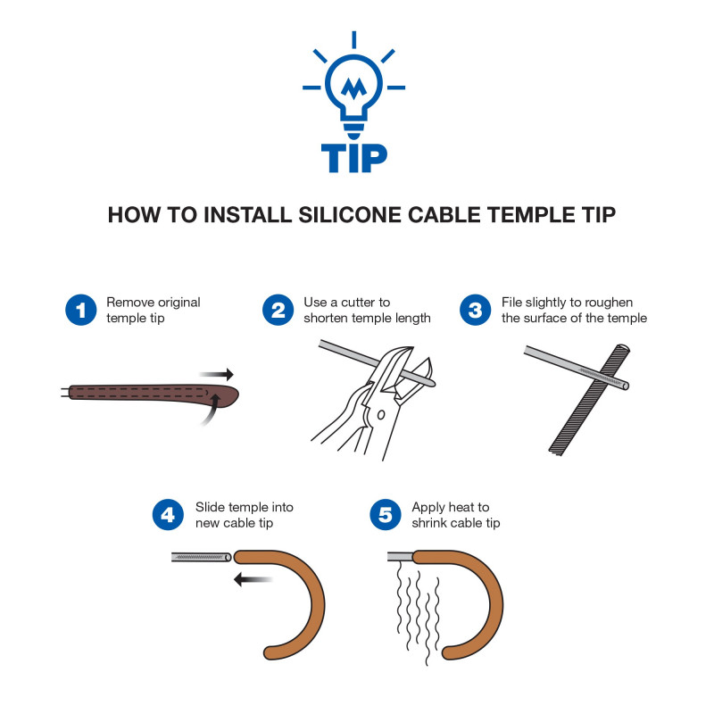 Cable Temple Tips