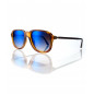 Gradient Light Blue Mirror Polycarbonate Lenses