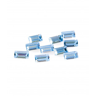 Light Sapphire Rectangular Crystals