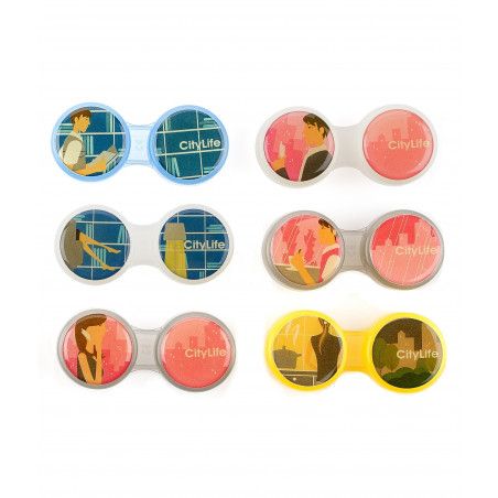 *CLEARANCE* City Life Contact Lens Cases