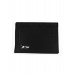 Magnetic Optical Work Mat, Silicone Organizer for Eyewear Repairs, 34 × 25 cm, Black