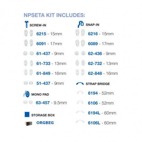 Complete Nose Pad Kit A