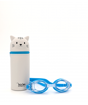 Swimming Goggle Silicone Soft Case | Adult Black & Kid Gray