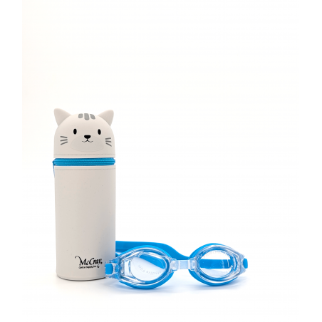 Swimming Goggle Silicone Soft Case | Adult Black & Kid Gray