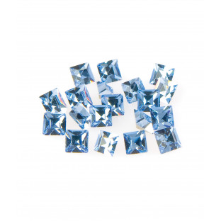 Light Sapphire Square Crystals
